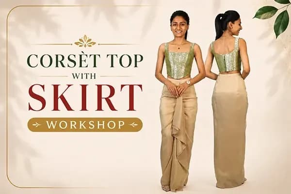 Corset Top with Skirt Workshop - Raja Rani Academy