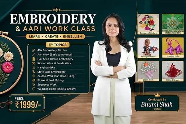 Embroidery & Aari Work Class - Raja Rani Academy