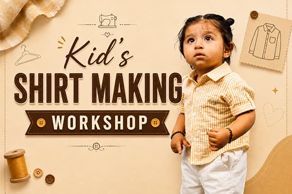 Kid's Shirt Making Workshop - Raja Rani Academy