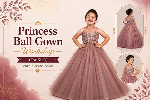Princess Ball Gown Workshop (For Kid's) - Raja Rani Academy