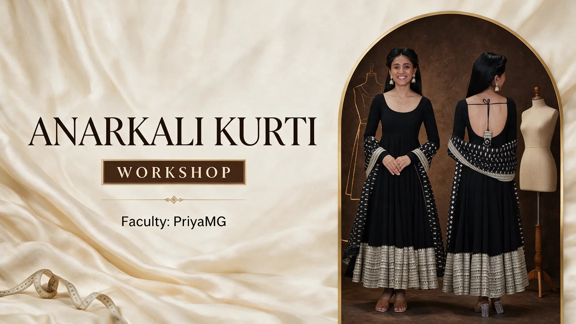 Anarkali Kurti Workshop - Raja Rani Academy