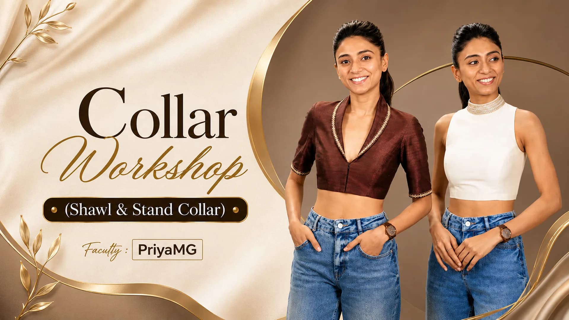 Collar Workshop (Shawl & Stand Collar) - Raja Rani Academy