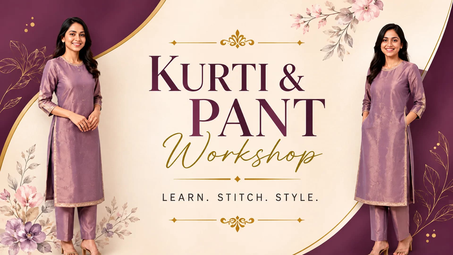 Kurti & Pant Workshop - Raja Rani Academy