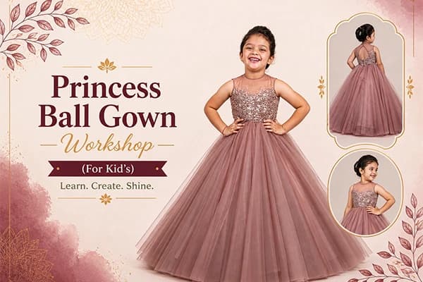 Princess Ball Gown Workshop (For Kid's) - Raja Rani Academy